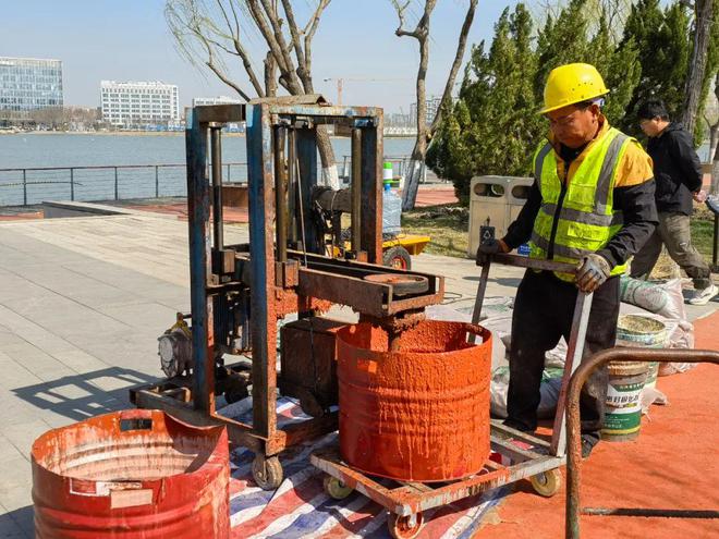 竞博官方网站滨城消息丨天津港保税区空港工具湖聪慧步道焕新晋级